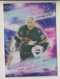2024-25 OPC Jesper Wallstedt 3D Marquee Rookie SP Minnesota Wild 24-25 - Bild 1 von 2
