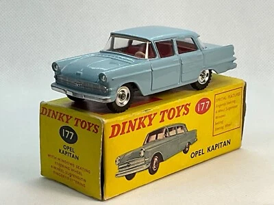 Dinky #177 Opel Kapitan Sedán/Caja Original Foto 1 de 4
