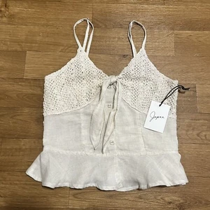 Jopna Cottage Core Boho Style Lace Blouse Size M - Picture 1 of 7