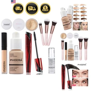 Makeup Foundation Concealer Primer Powder Mascara Set Kit 102 Nude - Picture 1 of 10