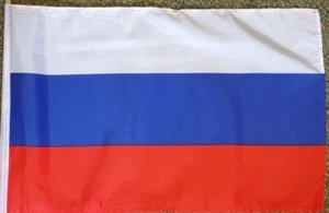 Russia Flag 18" sleeved Football Russian Moscow Putin Sports Athletics Politics - Picture 1 of 3