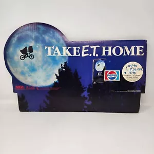 Pepsi Take E.T. Home Werbe VHS Karton Display Header Vintage 1988 - Bild 1 von 13
