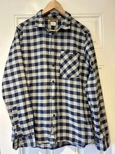 RAB Maverick Shirt Blue & White Men’s Check Checked Shirt Size XL Long Sleeve - Picture 1 of 4