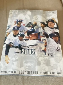 Official New York Yankees team Yearbook 2002 celebrating the 100th season - Picture 1 of 4
