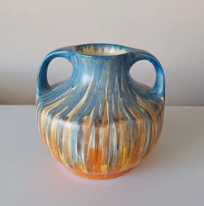 Art Deco 1930s Wade Heath hand-painted ceramic patterned vase - Picture 1 of 7