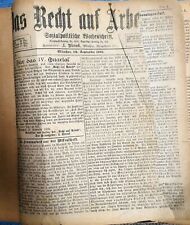 1885 1886 The Law and Work Magazine Numéro original 72 à 185 Livre antique