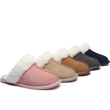 UGG Rosa Unisex Slippers / Scuffs,Australian Sheepskin Lining&Insole