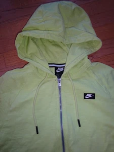 Women's Nike Full Zip Lime Color Hooded Sweatshirt Size S - Bild 1 von 13