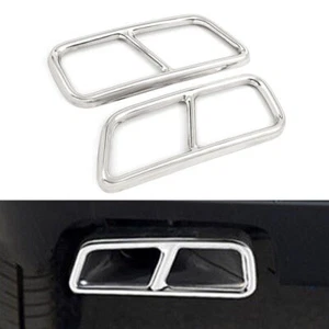 For Cadillac XT5 2016-2020 Pair Rear Exhaust Muffler Tip End Tailpipe Cover Trim - Picture 1 of 1