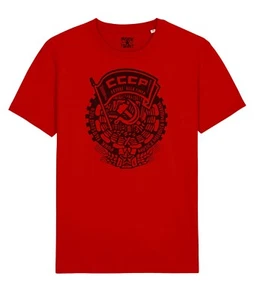 Maglietta Fedeli Alla Linea Musica Punk Rock Sovietico Stella Rossa CCCP T-shirt - Picture 1 of 11