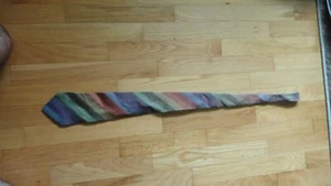 SALVATORE FERRAGAMO TIE Muti Colored 100% SILK MEN'S NECK Tie - Picture 1 of 4