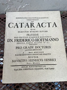 Henrici, CATARACTA, 1739 - Picture 1 of 4