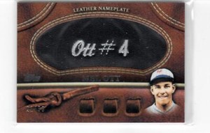 2011 Topps Manufactured Glove Leather Nameplates Black #MGL-MO Mel Ott NY Giants
