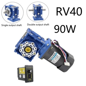 AC220V 90W RV40 CW/CCW Worm Electric Gear Reducer Gearbox Motor 14RPM-280RPM - Picture 1 of 13