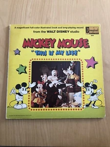 MICKEY MOUSE "This is My Life" 1971 Disneyland Vinyl LP and Book - Picture 1 of 5