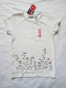 NEW Gymboree VTG XXL 7 Azalea 2000 Sleepy Flowers Embroidered Floral Top Shirt - Picture 1 of 5