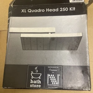 Bath Store Square Shower Head (250mm) With ARM Chrome - Picture 1 of 7