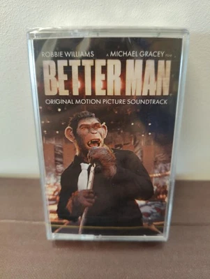 Robbie Williams Better Man Soundtrack Cassette Tape Silver  Brand New Sealed - Image 1 of 4