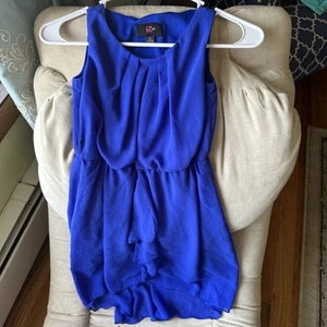 Girl's Size M (8) Royal Blue Dress IZ Girl byer - Picture 1 of 9