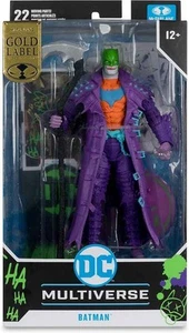DC Multiverse Batman (Dark Nights: Death Metal Jokerized Gold Label 7" Mcfarlane - Picture 1 of 2