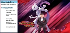 Pokémon TCG SV10 Destined Rivals - COMPLETE SETS - Complete BASE, REVERSE, or ex - Picture 1 of 14