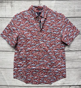 NWT VINEYARD VINES SzS SHARK BATIK CLASSIC WHALE SHORT SLEEVE SHIRT MARINER - Picture 1 of 8