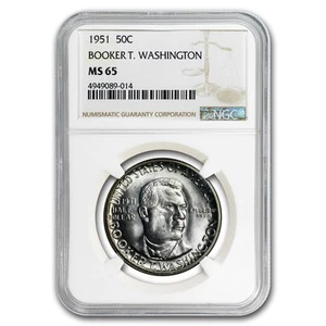 1951 Booker T. Washington Half Dollar MS-65 NGC - Picture 1 of 3