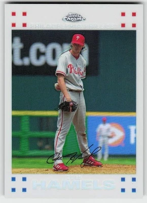 2007 Topps Chrome #28 Cole Hamels 棒球费城费城费城人队 — 第 1/2 张图片