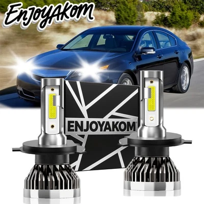 For Acura TL 1995-1998 6000K White LED Headlight Bulbs High Low Beam Lights 2Pcs - Image 1 of 4