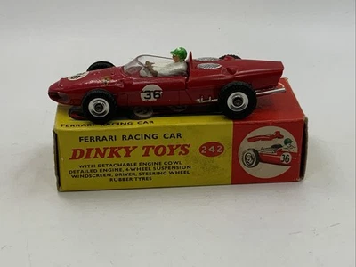Dinky 242 Ferrari Racing Car - Excellent In Excellent Original Box - Image 1 of 4