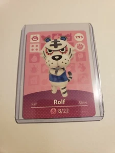 !SUPER SALE! Rolf # 293 Animal Crossing Amiibo Card AUTHENTIC Series 3 NEW! - Picture 1 of 1