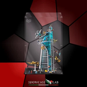 TECA IN PLEXIGLASS ACRILICO-SHOWCASE-TECA LEGO 76269-LA TORRE DEGLI AVENGERS - Foto 1 di 3