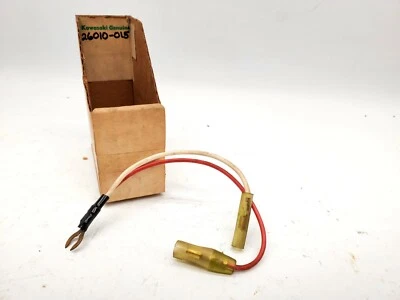 66-76 NEW KAWASAKI BATTERY + WIRE LEAD H1 S1 S2 A1 A7 KH A1SS A7SS NOS 26010-015 - Image 1 of 4