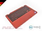 NEW Dell Inspiron 11-3162/3164 Red Palmrest & Touchpad & GERMAN Keyboard 0VMWH1