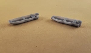 N Scale 15' Jon Boat (PACK OF TWO) , 3D Resin Printed, UNPAINTED - Picture 1 of 3