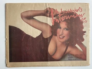 Andy Warhols Interview Magazin November 1974 Better Midler Cover! - Bild 1 von 2