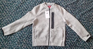 Nike Tech Fleece Kids Zipped Grey Crewneck Sweatshirt, Brand New, Size Medium - Picture 1 of 5