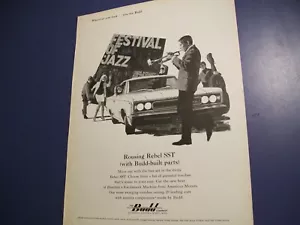 1967 AMC American Motors Rambler REBEL SST medie dimensioni-mag ricambi auto Budd annuncio - Foto 1 di 1