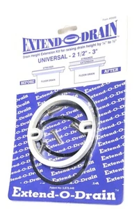 Extend O Drain 2 1/2" - 3" Shower Drain Height Extension Kit - Picture 1 of 1