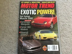 1999 Jeep Cherokee, Nissan Xterra, 2000 Lincoln LS, 2000 Mitsu Eclipse Magazine - Picture 1 of 1