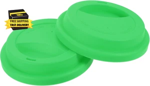 Silicone Cup Lids, Drinking Lid Reusable Sealed Mug Lid for Ceramic or Glass Cof - Picture 1 of 6