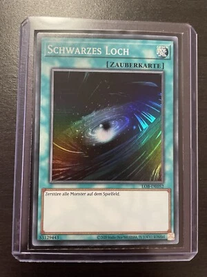 Yu-Gi-Oh! Schwarzes Loch LOB 25th Anniversary Super Rare Near Mint - Bild 1 von 4