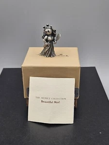 1981 Hallmark Little Gallery Miss Piggy Beautiful Moi! Pewter Figurine - Picture 1 of 7