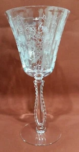 Fostoria Heather Crystal Heather 8" Water Goblet - Picture 1 of 4
