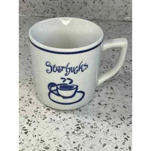 Vintage Starbucks Keramik Kaffee blau & weiß 8 Unzen Becher, von Rosanna Imports, 1994 - Bild 1 von 5