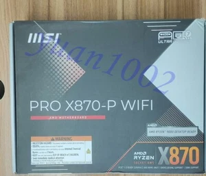 NEW MSI PRO X870-P WIFI AMD X870 DDR5 Memory AM5 PCIe 4.0 (x16) Motherboard - Picture 1 of 5
