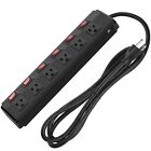 CCCEI Metal Power Strip Individual Switches 6 Outlets, Heavy Duty Power Strip...
