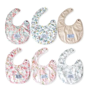Infant Drooling Bib Baby Breathable Cotton Bib Teething Bibs Print Saliva Towel - Picture 1 of 13