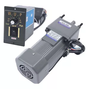 200W 110V AC Getriebemotor elektrisch variabel mit Drehzahlregler einphasig 20K - Bild 1 von 24