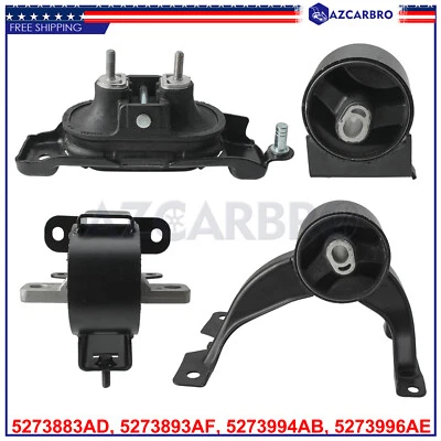 Крепления двигателя и трансмиссии для Dodge Grand Caravan Chrysler Town & Country 4 шт. - Изображение 1 из 4